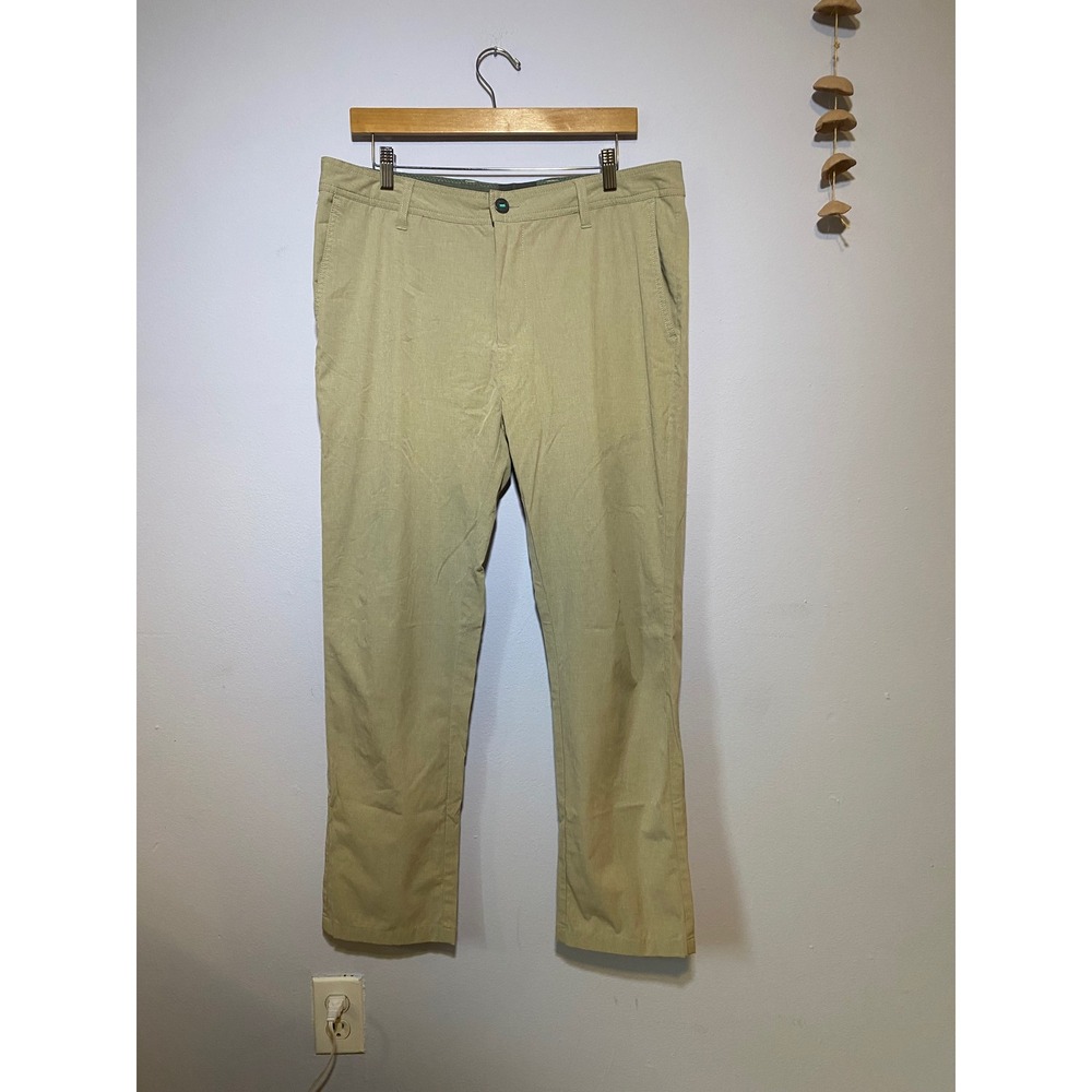 Linksoul Boardwalker Mens Golf Pants Khaki Tan Performance Stretch (Mens 35R)